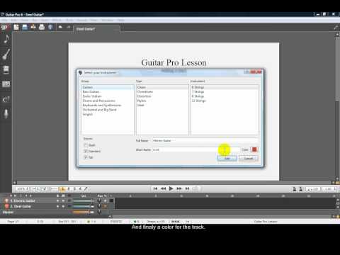 Guitar Pro 6 tutorial