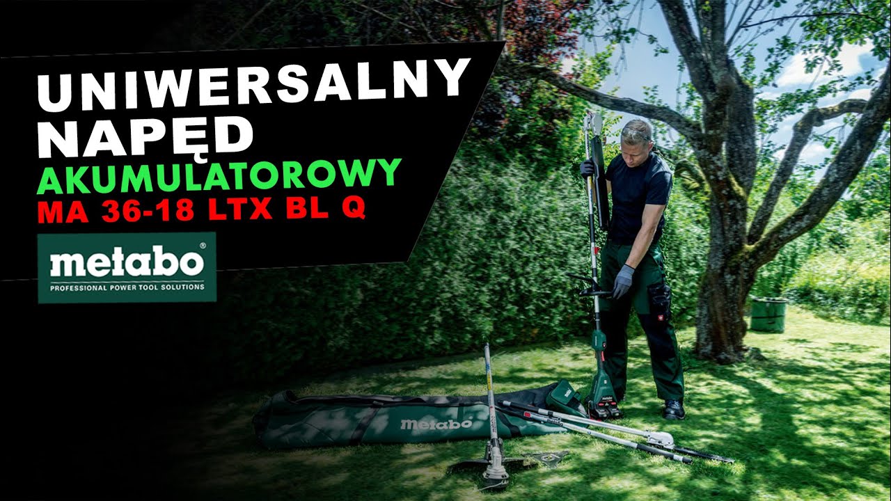 UNIWERSALNY NAPĘD AKUMULATOROWY - Metabo MA 36-18 LTX BL Q