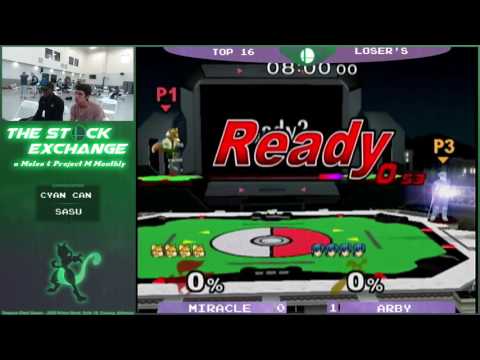 SOTR2 - Miracle (Fox) vs. Arby (Marth) - Melee Losers Top 12