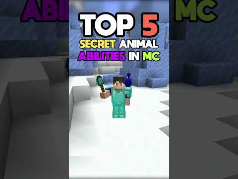 TOP 5 Secret Animal Abilities in Minecraft