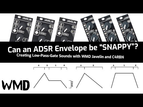 How to make "snappy" AR and AD Envelopes with an ADSR - Featuring WMD Javelin