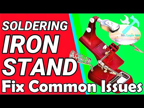 Soldering iron stand hacks! - quickly fix common issues with the stand holder | DIY projects