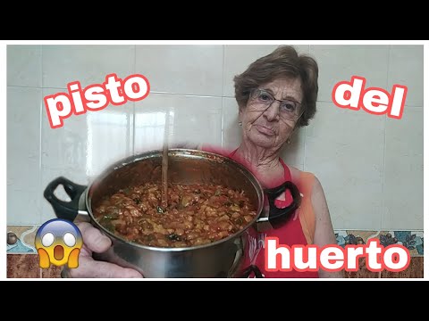 Cómo hacer pisto la receta de la abuela única en el mundo🍅 ¡Todo de mi huerto! Pisto de verduras🥔