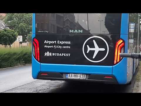 Repülőteres MAN busz a 30-as vonalán