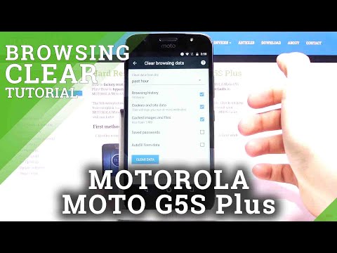 How to Clear Browsing Data on MOTOROLA Moto G5S Plus – Clear Cookies