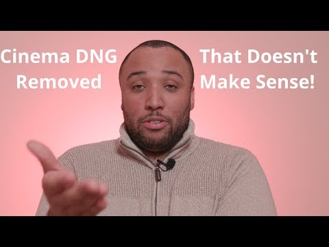 Cinema DNG Removed By Blackmagic : Why it Matters