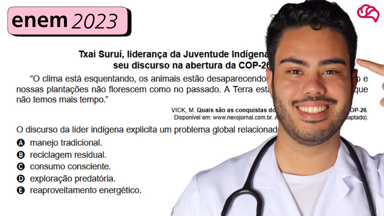 Resolução em Vídeo — Questão 64 ENEM 2023