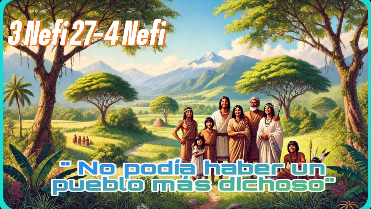 3 Nefi 27 - 4 Nefi | No podía haber un pueblo más dichoso | Ven Sígueme 2024
