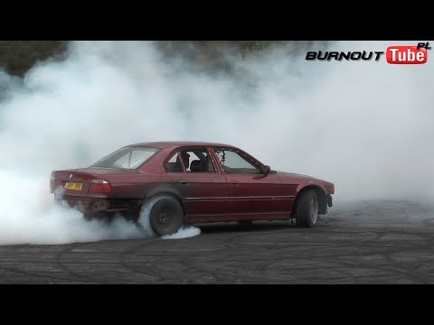 1 Miejsce pokaz mocy JONY BMW E38 740 -Zakończenie sezonu 2019 z BMW Klub Piła