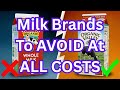 9 Milk Brands To AVOID At ALL COSTS (And 2 That are WORTH It!)