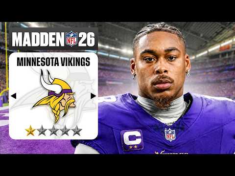 Rebuilding The Minnesota Vikings on Madden 26