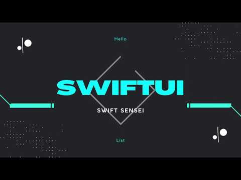 SwiftUI Cookbook - Lists - Todo app - Add, Edit, Delete Ops