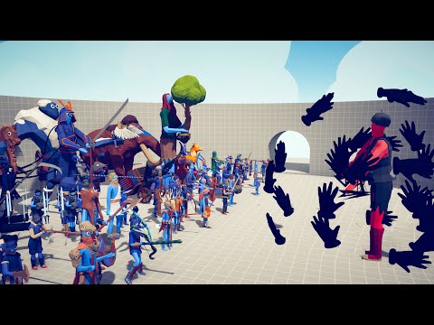 HOW MANY FACTIONS TO TAKE DOWN DARK PEASANT -  Totally Accurate Battle Simulator TABS