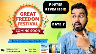 Freedom SALE Poster Revealed😍| Flipkart & Amazon Great Freedom Festival Sale | Date | Bank Cards