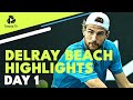 Cressy and Millman Go Deep; Nishioka, Nakashima in Action | Delray Beach 2022 Day 1 Highlights
