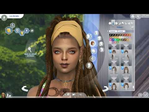 sims game alpha cc download black girls female Lea Brown by Bonita100 Cas Video Preview