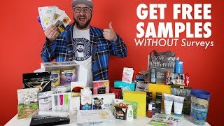 🎁 How to get FREE SAMPLES by Mail WITHOUT SURVEYS!