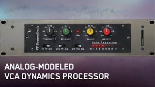 Video thumbnail for VP Drum-all-nite | VCA Dynamics Processor Recreation | Real-time Effect by Antelope Audio