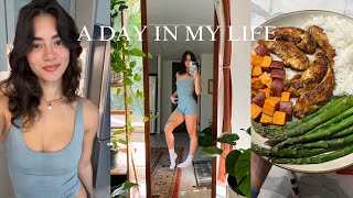 A DAY IN MY LIFE | locked in, healthy meals, living alone