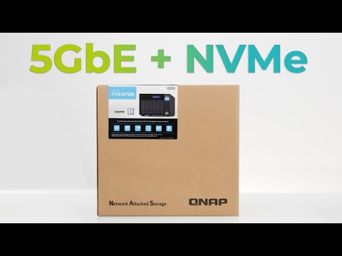 Servidor con conexión 5GbE y NVMe - Unboxing QNAP TVS-672N