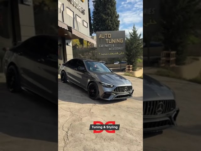 Mercedes C-сlass W205 2014-2021 гг. Комплект рестайлинга в W206 AMG Video 2