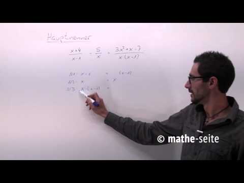 Fractional equations: how to determine the common denominator, Example 2 | G.06.01