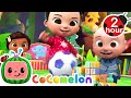Show And Tell Song Soccer Ball And Blocks 2 HOUR CoComelon Nursery Rhymes