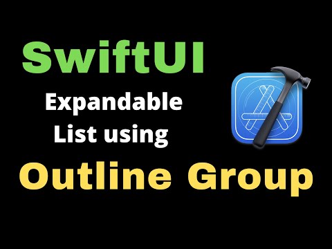 Expandable List using Outline Group in SwiftUI #expandablelistinswiftui #outlinegroup #swiftui #ios