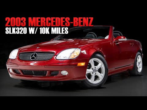 2003 Mercedes-Benz SLK320 with 10,760 Miles