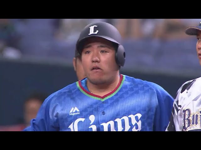 【1回表】初回から猛攻!! ライオンズ・山川が先制の2点タイムリー!! 2018/8/8 Bs-L