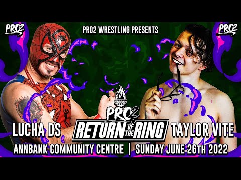Pro2sday #12 | Taylor Vite vs Lucha DS, Struttin' Frank X Cross vs Grant McIvor | Ayrshire Wrestling