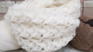 Shawl Scarf SNOW by oana boutique