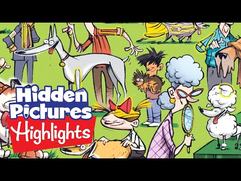 Hidden Pictures Puzzle #4 - Dog Show - 2020 - Can You Find All The Objects?