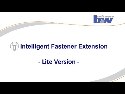 PTC Creo 3.0 Intelligent Fastener Extension - Lite Version (IFX Lite)