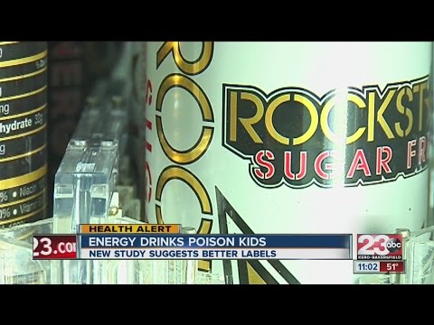 Energy drinks poison kids