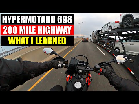 Ultimate Test: Long Distance Journey on Ducati Hypermotard 698 Mono | 200 Mile Highway Ride