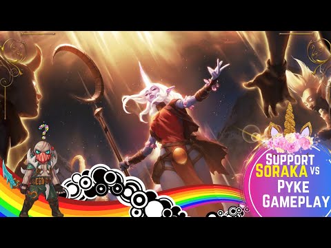 Support Soraka VS Pyke Gameplay - League of Legends 2022