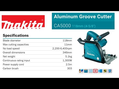 Makita Aluminium Groove Cutter CA5000
