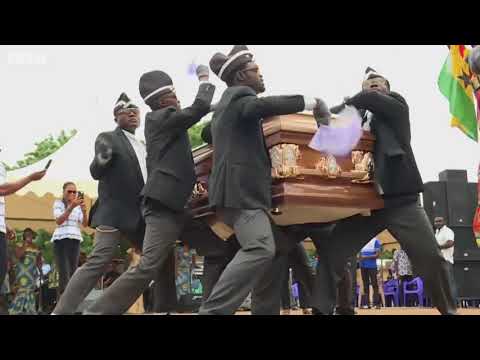 ガーナの葬儀ダンサーが教える「take center stage」のフレーズ (Ghanian funeral dancers teach the phrase 'take centre stage')