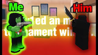 I 1v1ed an mm2 tournament winner😎.