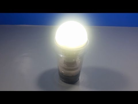 how to make free energy light bulb using salt | science projects