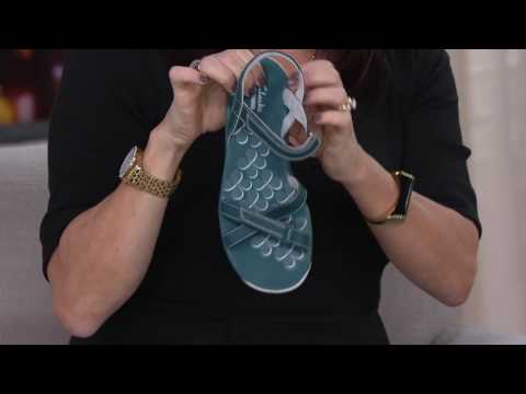 Clarks Adjustable Multi-strap Sport Sandals - Tresca Trace on QVC