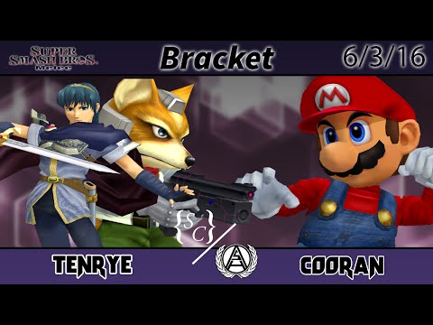 Tenrye (Marth, Fox) vs Cooran (Mario) - ASH@WIT #62 Melee Bracket