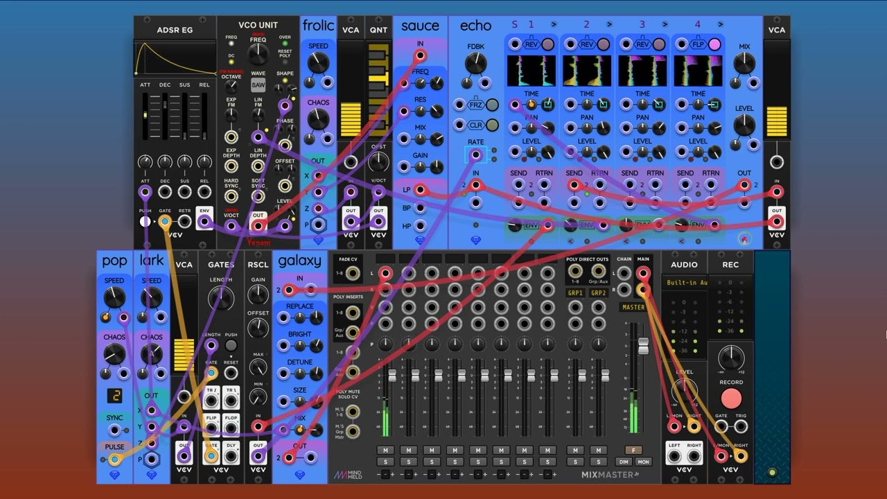 VCV Rack - Sapphire Echo - "Summer Daydream"