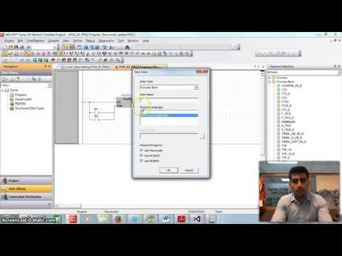 CREACION DE FUNCIONES FUNCTION BLOCK PLC MITSUBISHI LADDER ESTRUCTURADO