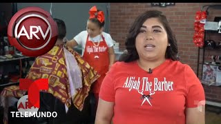 La niña peluquera que es sensación en Houston | Al Rojo Vivo