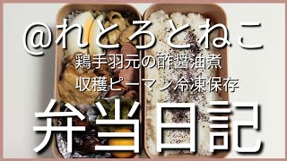 前日作り置き弁当日記です