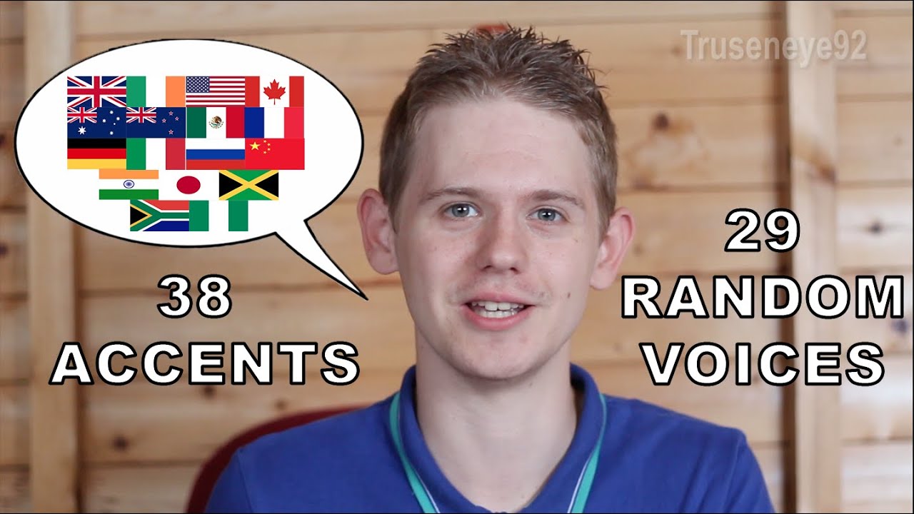 The English Language in 67 Accents & Random Voices