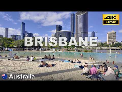 Brisbane - 4K Walking Tour | South Bank to Story Bridge via Brisbane CBD, Australia🇦🇺 | January 2025