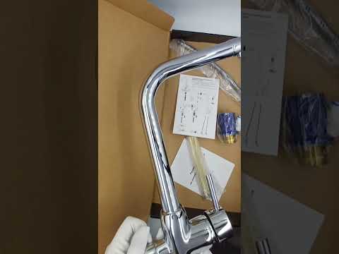 Смеситель Rusant RK3931518-0L для кухни с подключением фильтра, хром - распаковка